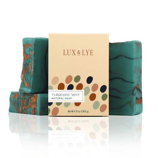 Turquoise Mint Soap - Lux and Lye
