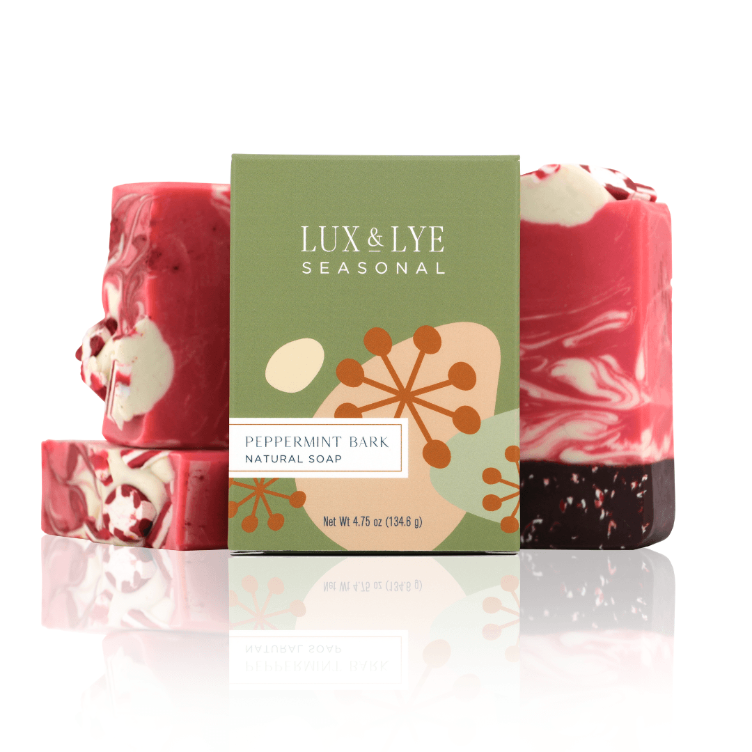 Peppermint Bark Soap - Lux and Lye